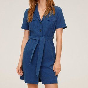 NWT Blue Shirtdress